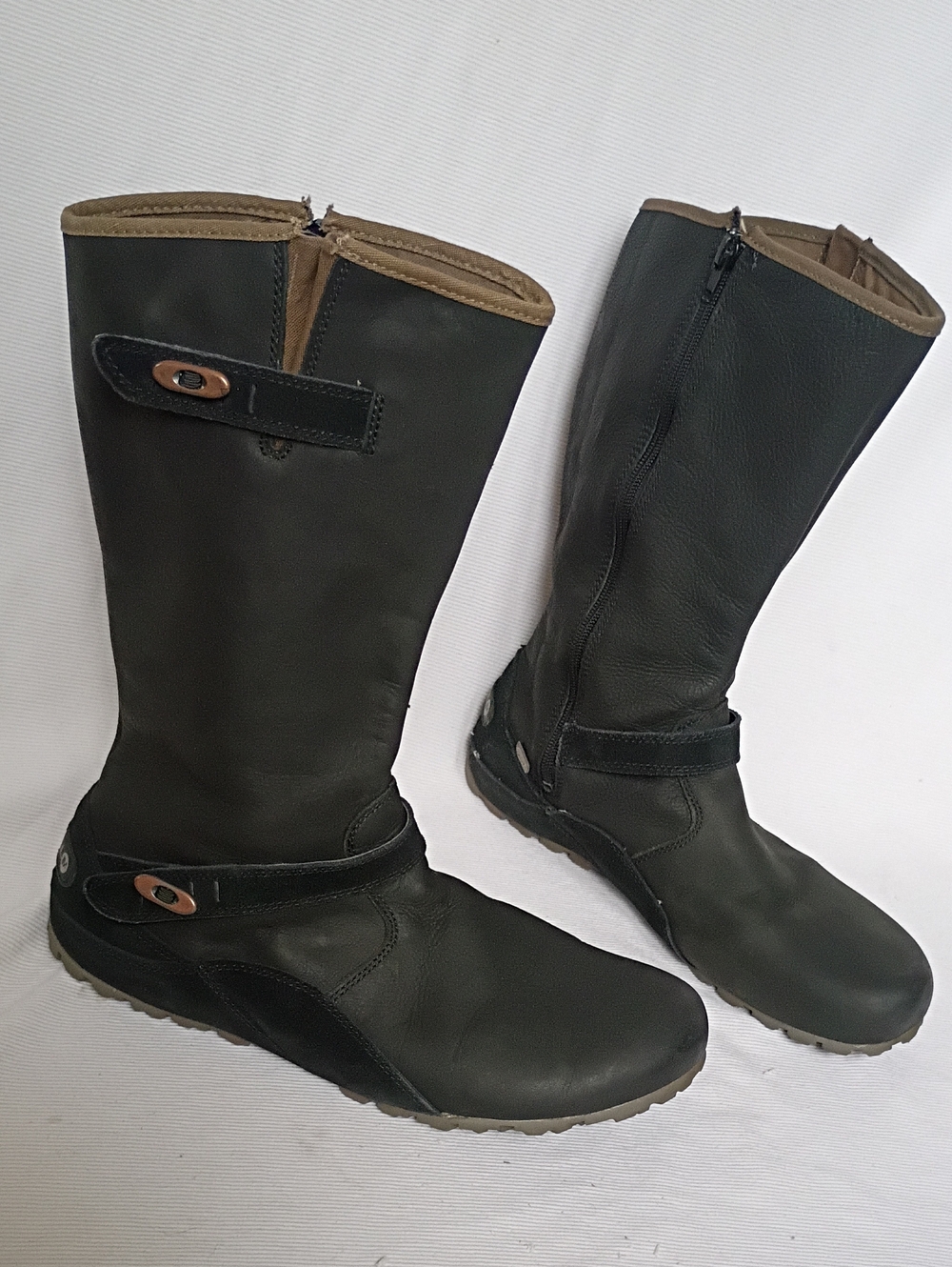 Merrell Black Women's Tall Black Leather And Suede Boot